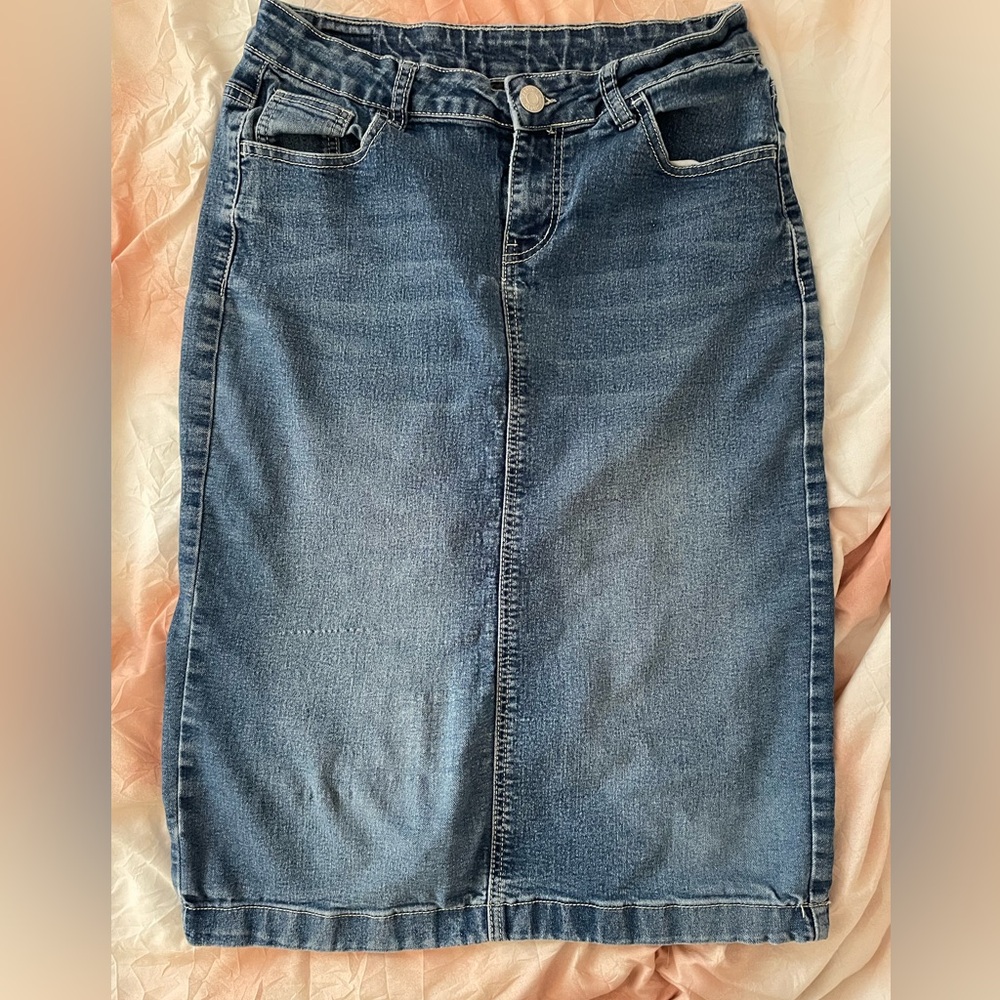 Blue Denim Skirt